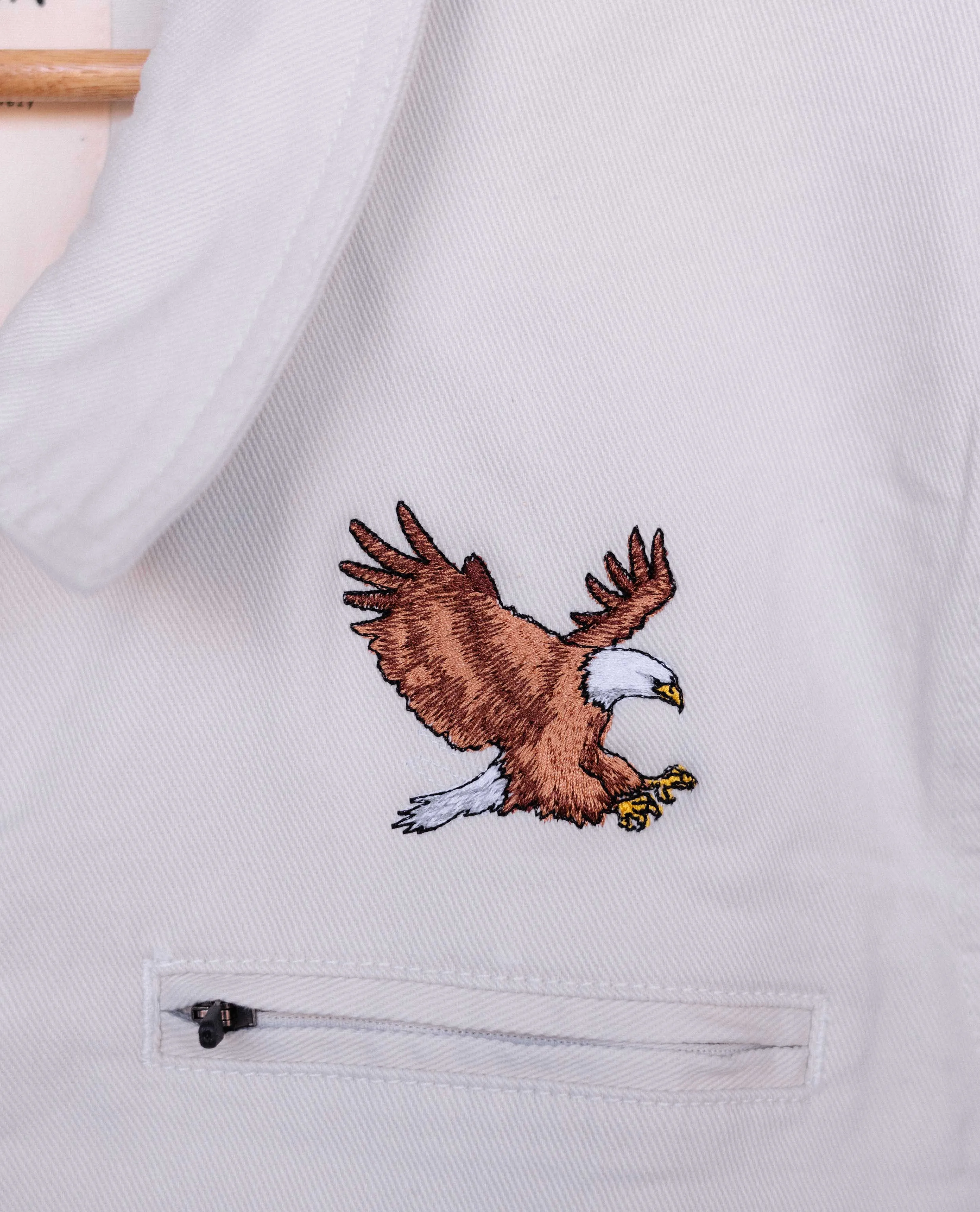 Bone Utility Jacket - Eagle Embroidery