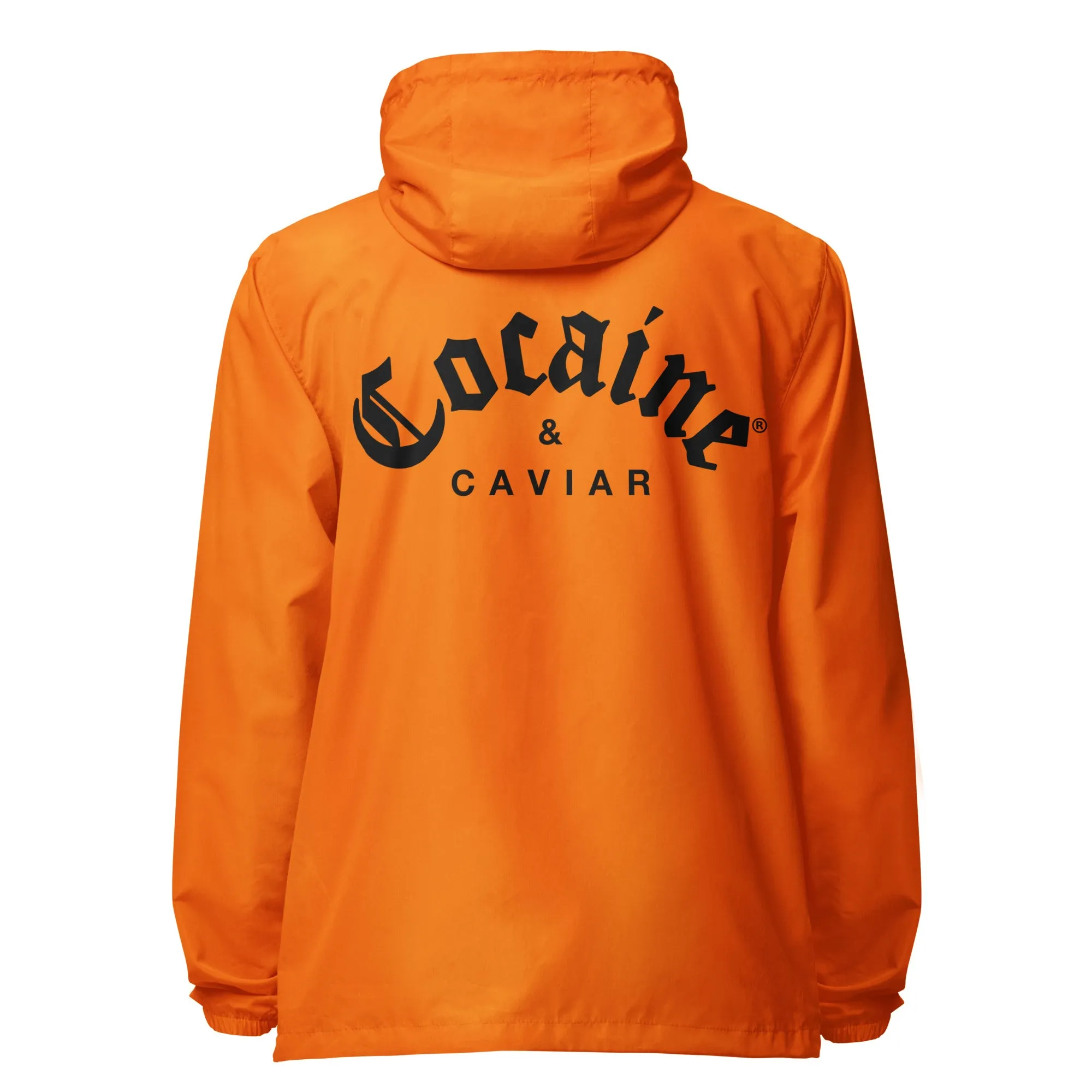 COCAINE & CAVIAR  LIGHTWEIGHT ZIP UP WINDBREAKER