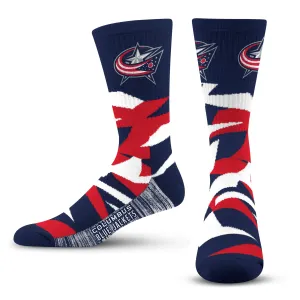 Columbus Blue Jackets Breakout Premium Crew Socks