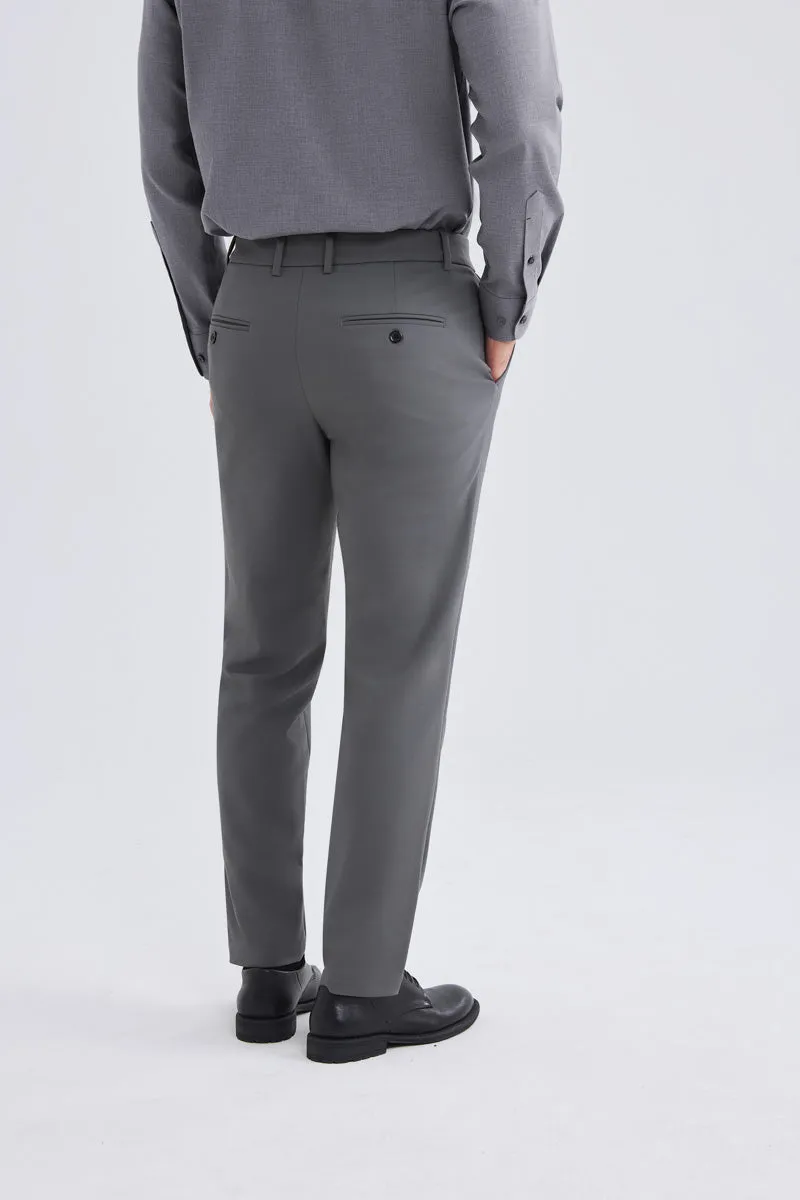 CottonSTRETCH Smart Pants  | Smoke Grey 27900N