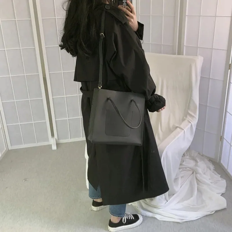 Double-Breasted Windbreaker Winter Outwear Long Trench Coats