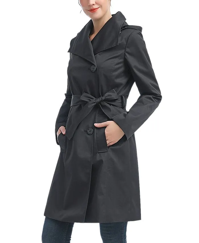 Elsa kimi   kai women's waterproof raincoat with hood, black