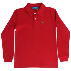 Harry L/S Polo-Red