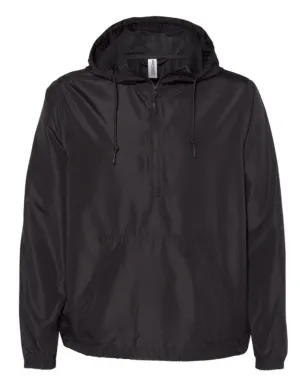 Independent Trading Co. - Lightweight Quarter-Zip Windbreaker Pullover Jacket