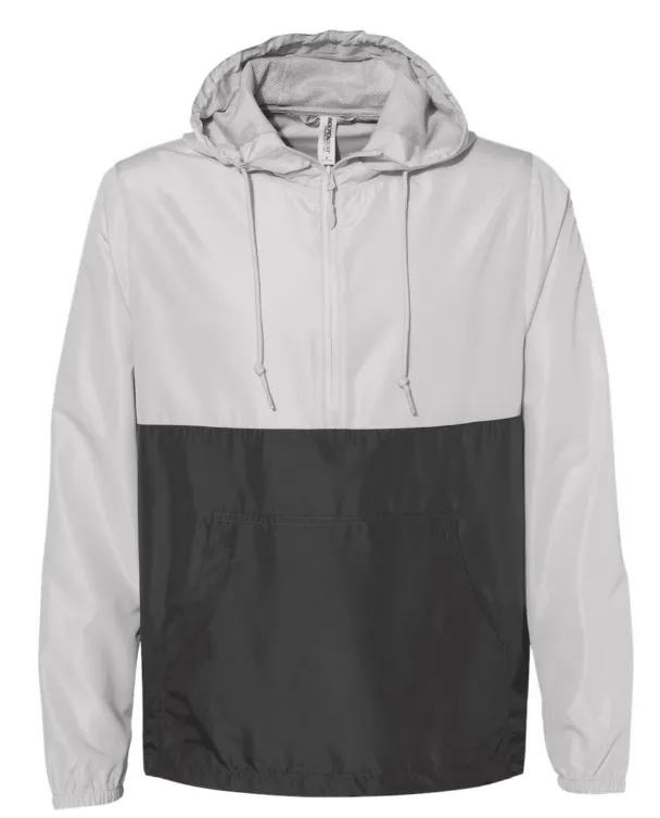 Independent Trading Co. - Lightweight Quarter-Zip Windbreaker Pullover Jacket