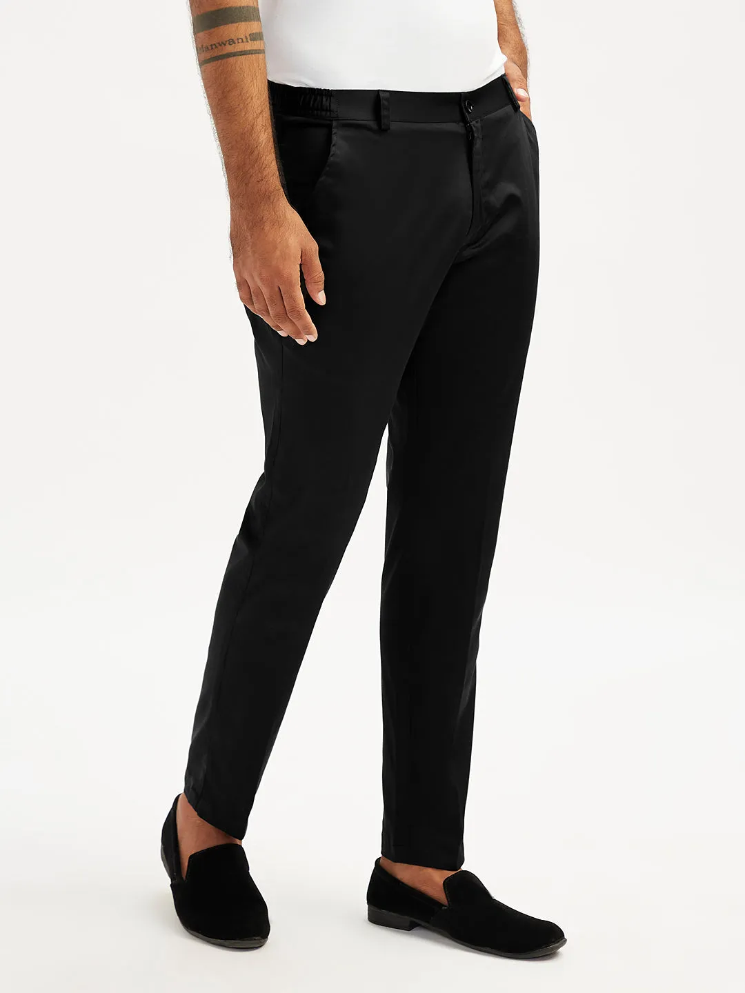 Jashvi Men's Black - Pant Style Pyjama