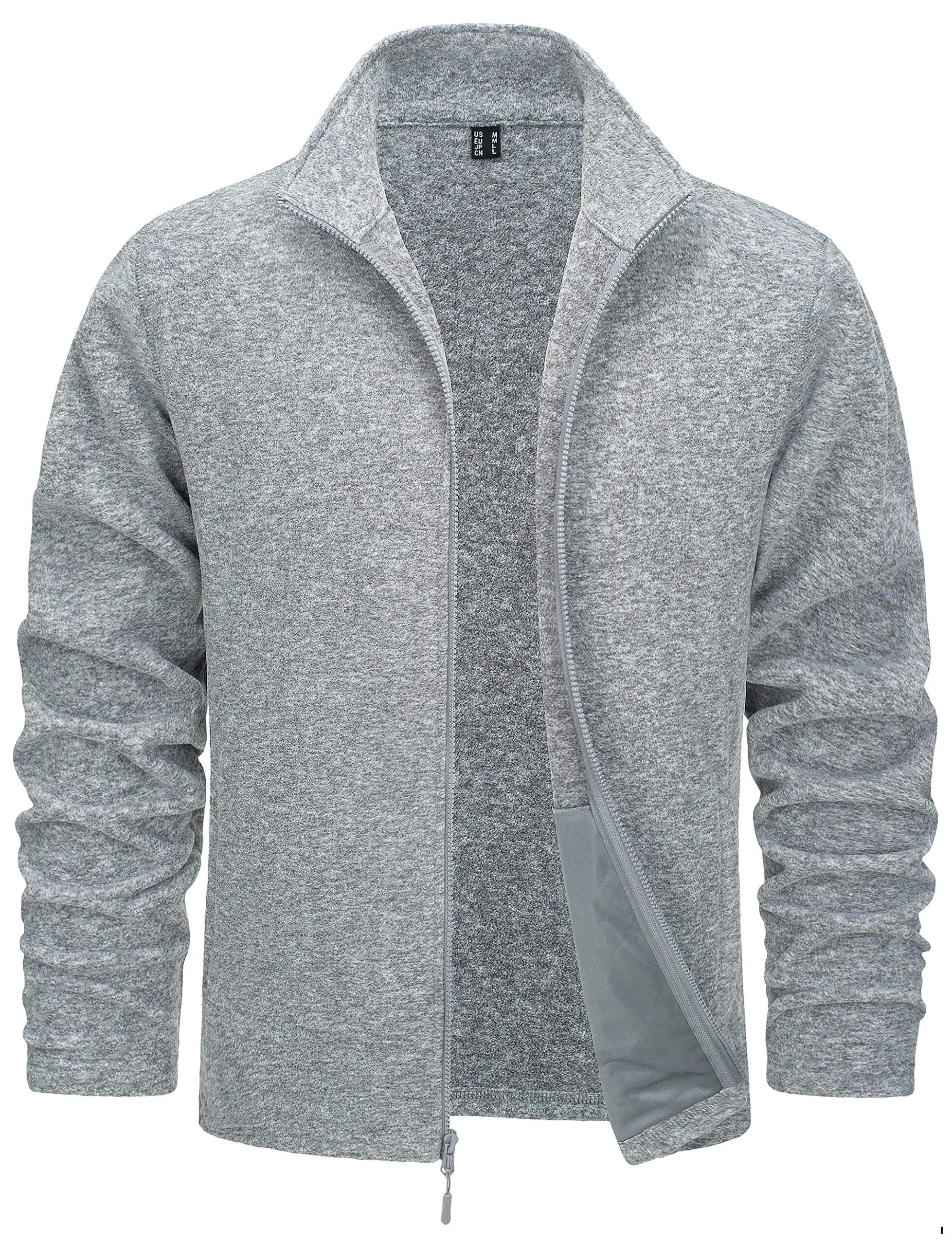 Lightweight Full Zip Fleece Jackets For Men - In 16 Colors!