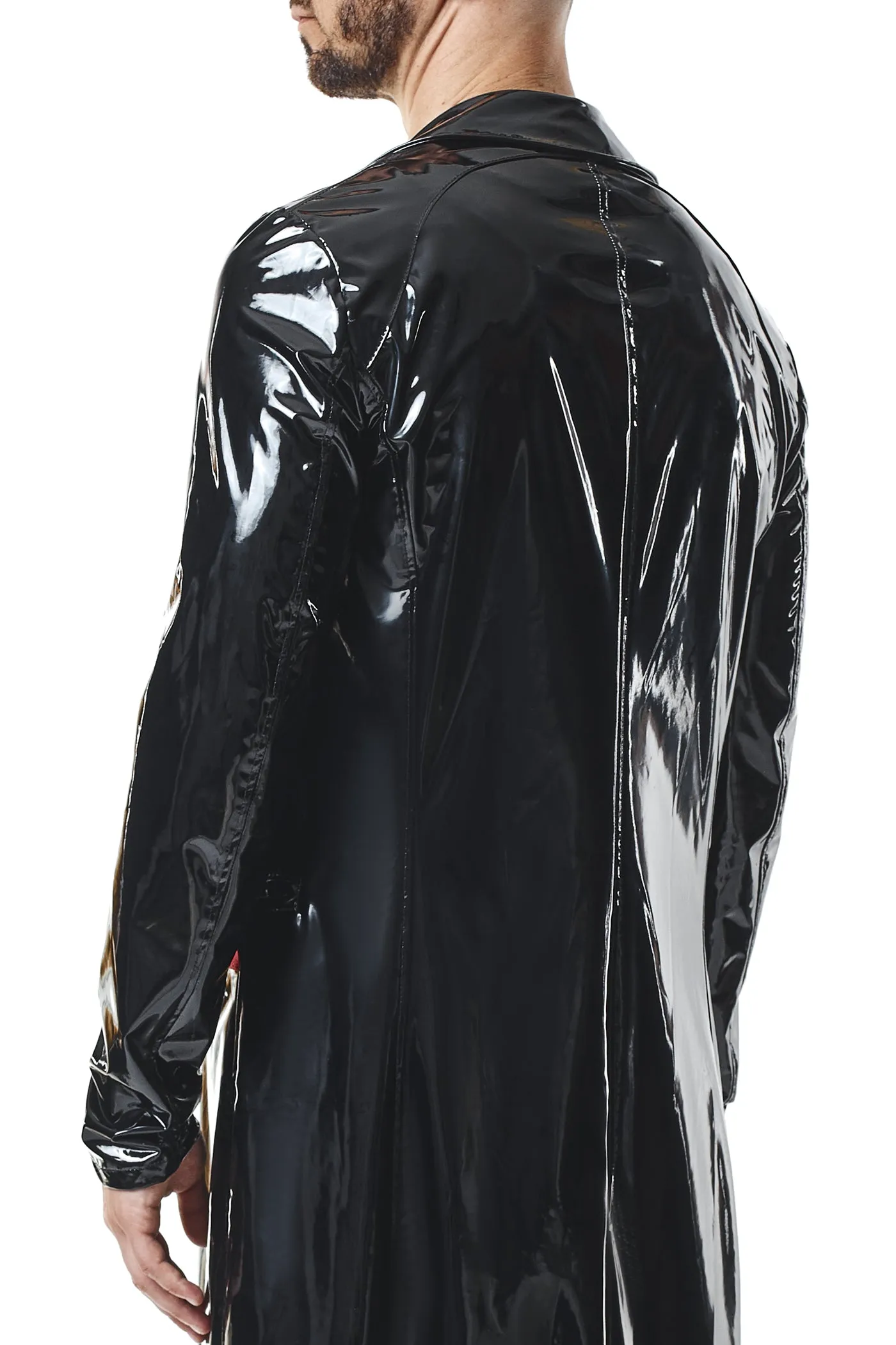 Midi Vinyl Coat RMStefanoPVC black - 2XL