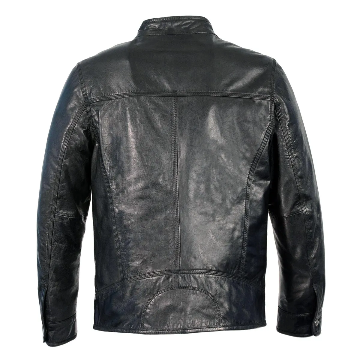 Milwaukee Leather SFM1865 Men's Black Classic Fashion Leather Jacket