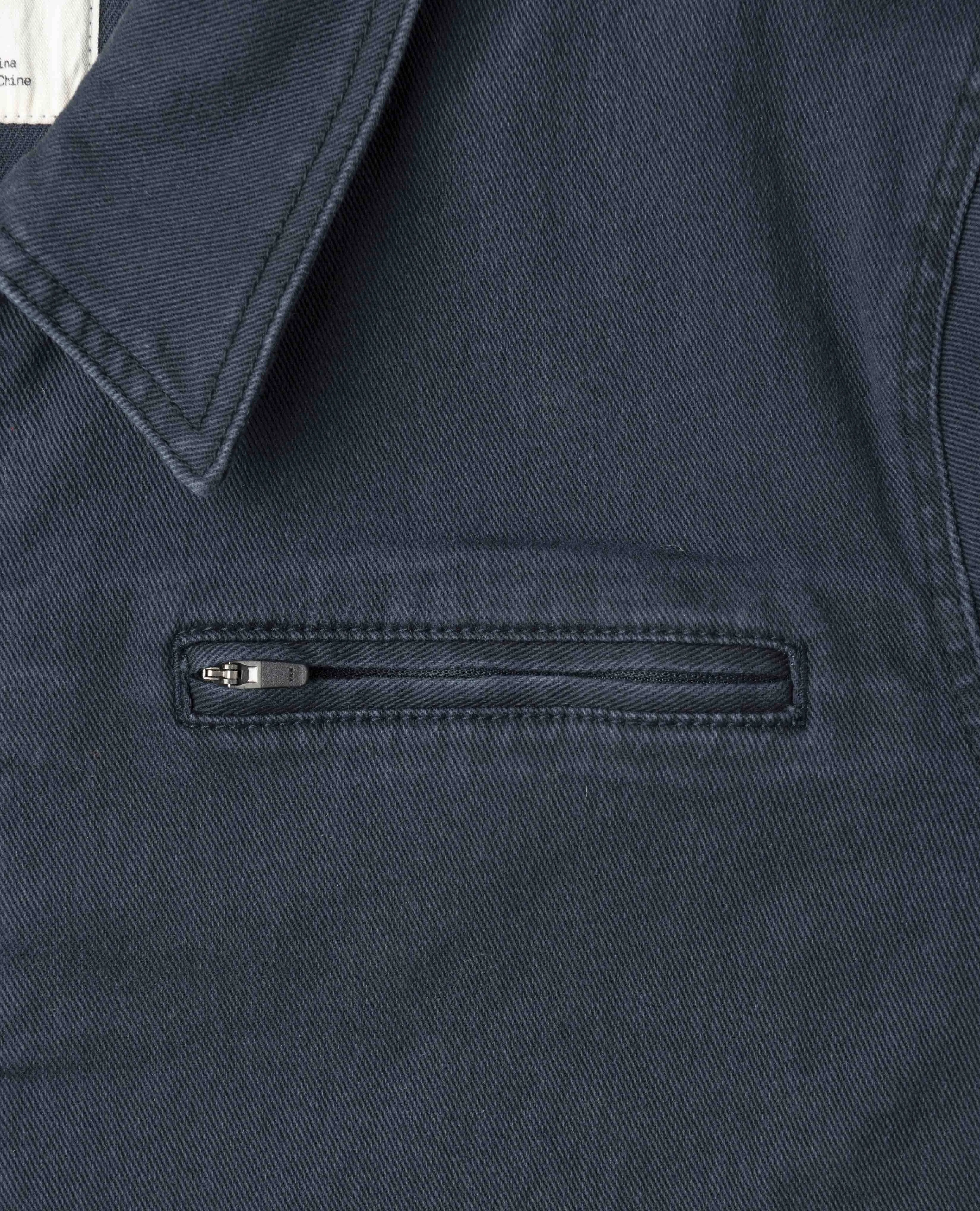 Navy Utility Jacket - Buck Embroidery