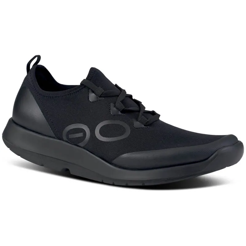 OOFOS Men's OOmg Sport Lace Shoe - Black