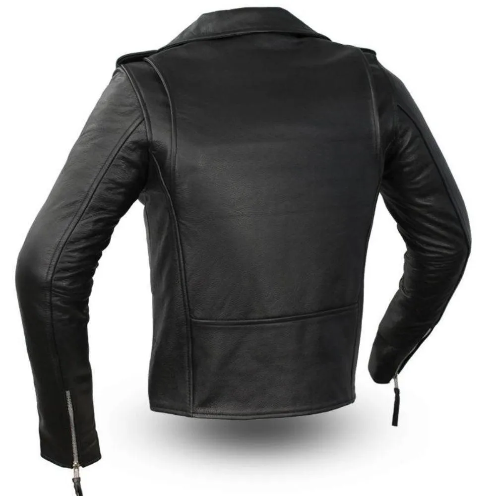 Premium Womens Leather Motorcycle Jacket