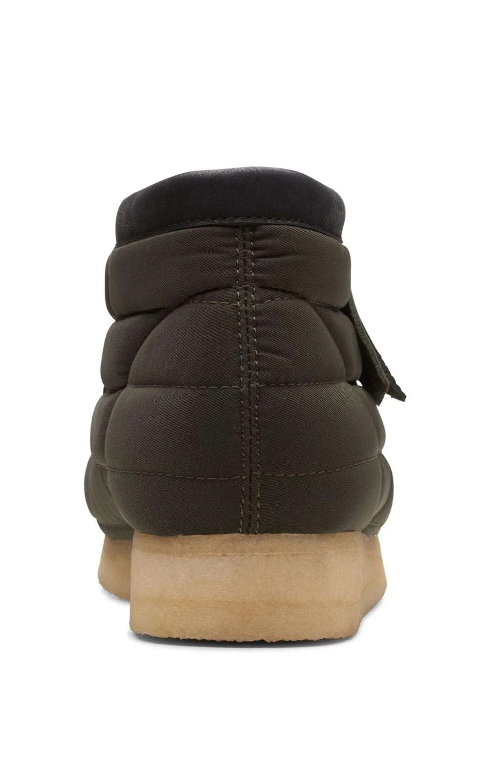 Quilted Khaki Wallabee Boots by Clarks