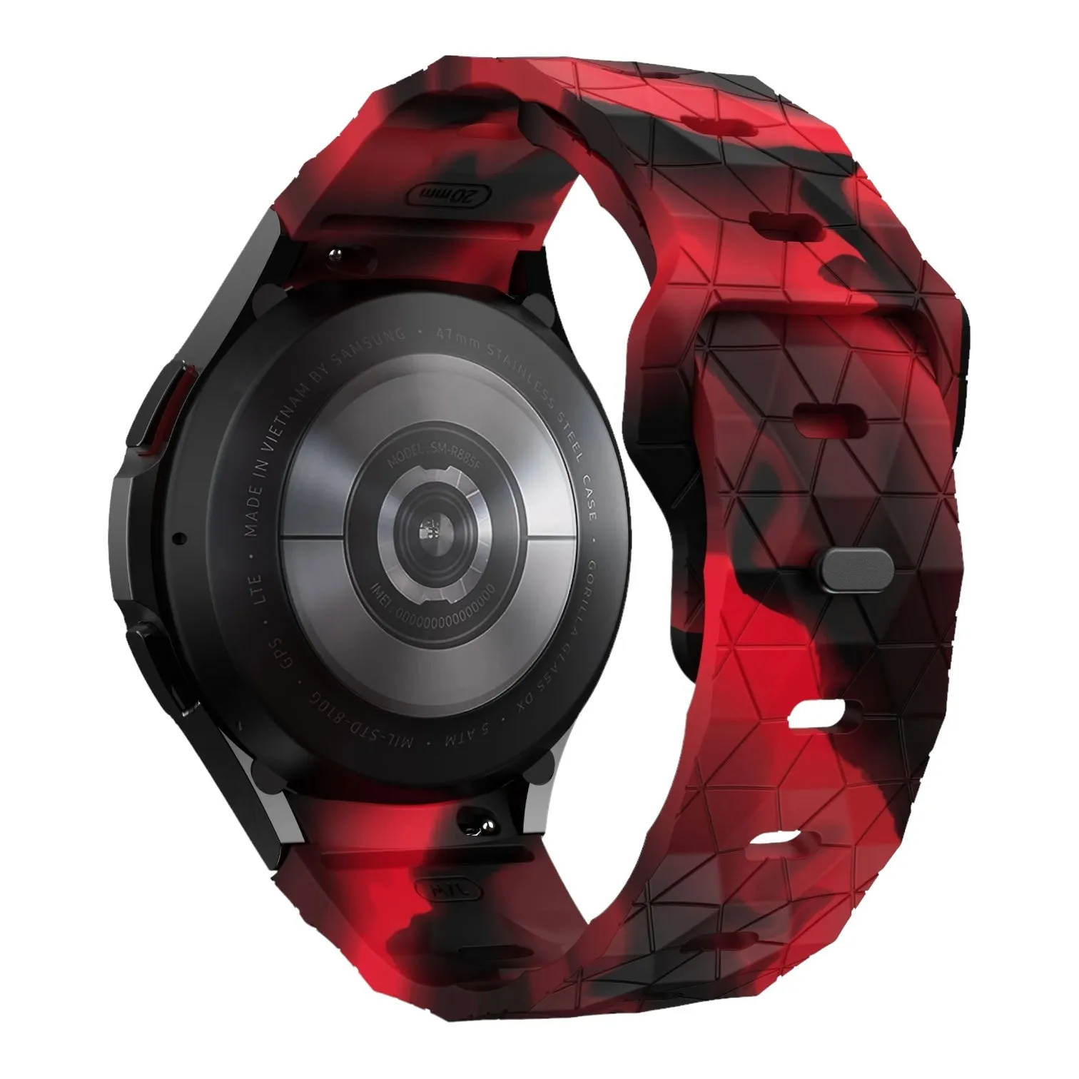 Samsung Gear Sport compatible Silicone Football Pattern Watch Straps