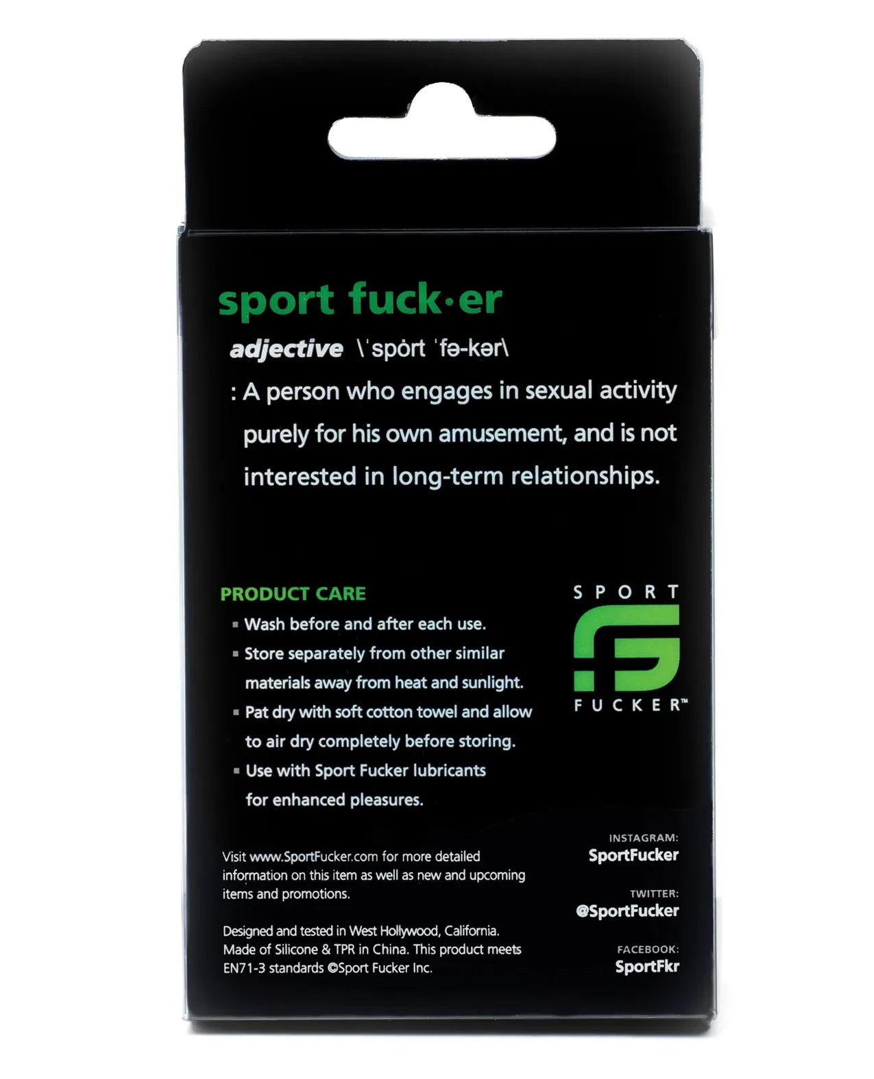 Sport Fucker Energy Ring - Black