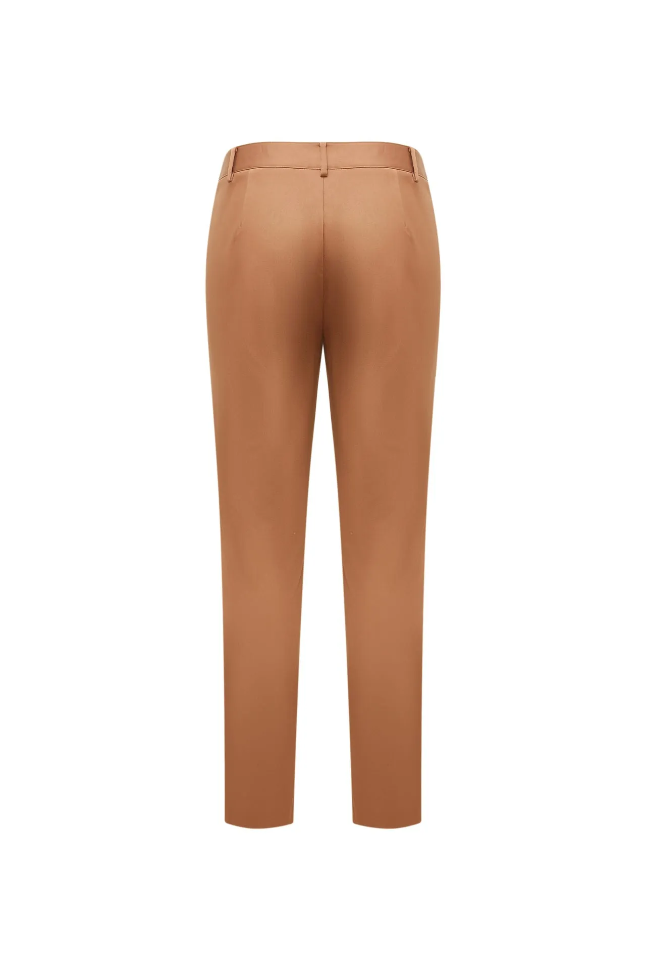 Stretchable Satin Ankle Skinny Pants