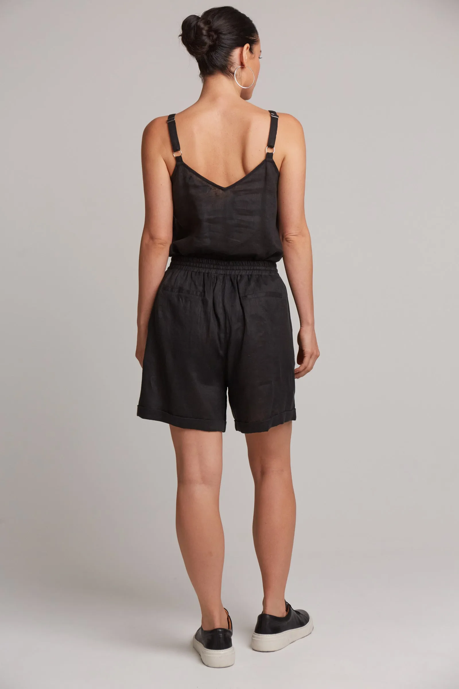 Studio Linen Short - Black