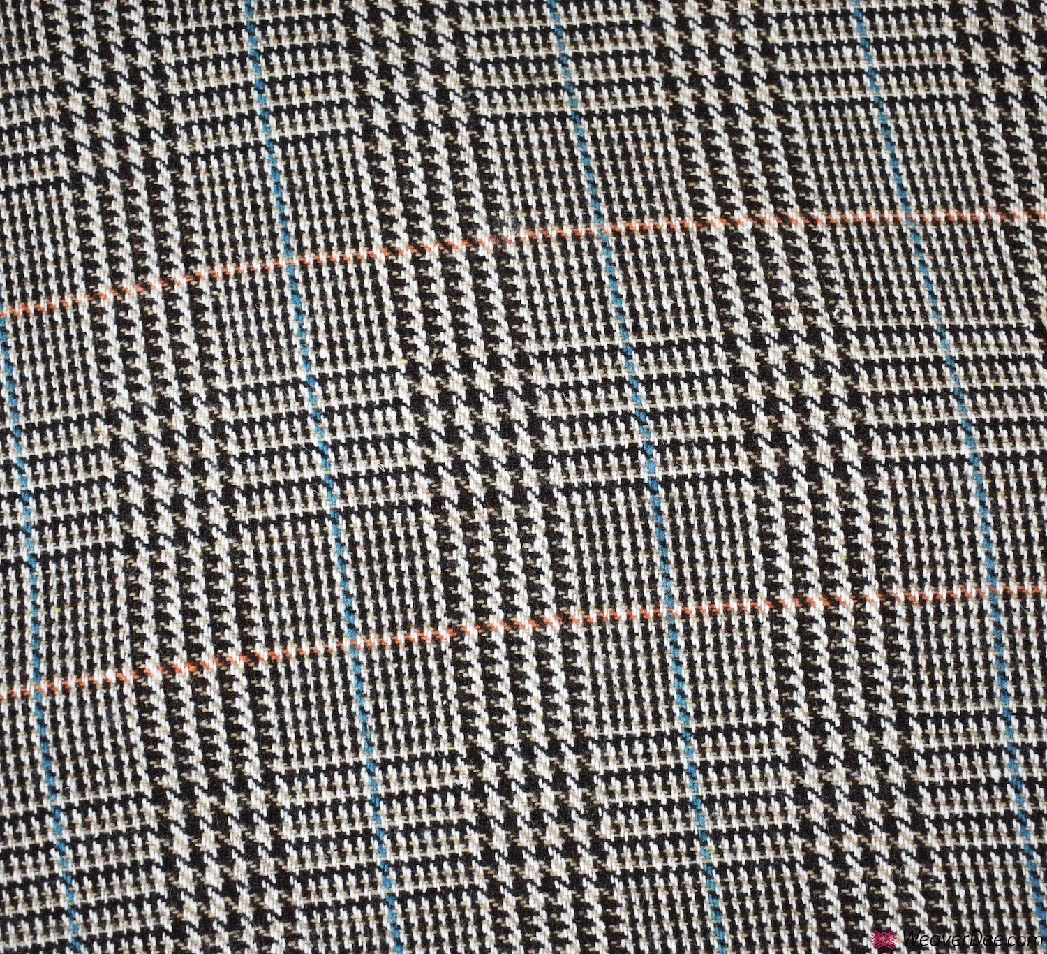 Wool Blend Fabric - Classic Dog Tooth Check