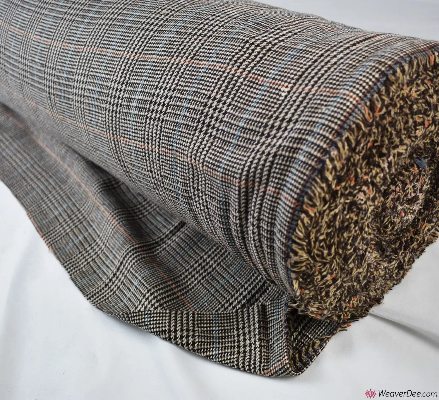 Wool Blend Fabric - Classic Dog Tooth Check